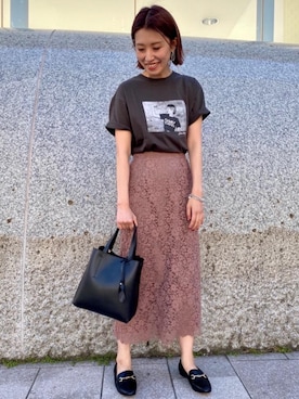 あきえさん（レディース・161cm）の夏コーディネート