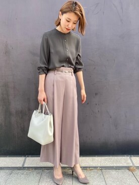 あきえさん（レディース・161cm）の秋コーディネート