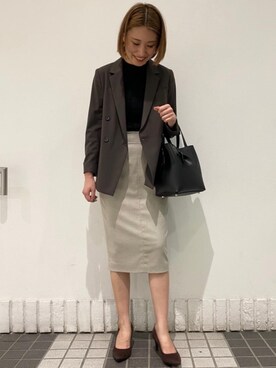 あきえさん（レディース・161cm）の秋コーディネート