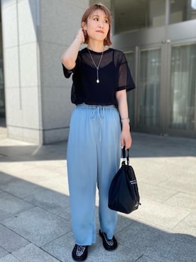 あきえさん（レディース・161cm）の夏コーディネート