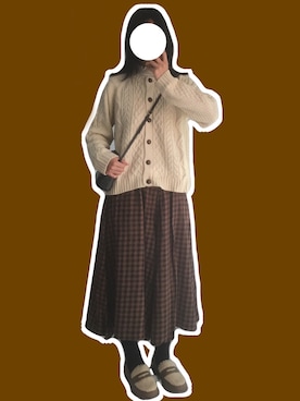 「森ガール」｜Skerryandsherryさん（レディース・163cm）の秋コーディネート