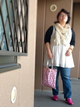 「plussize」｜「アイテム（その他シューズ）」を使った、アユミ - オンガクスさん（レディース・155cm）の春コーディネート