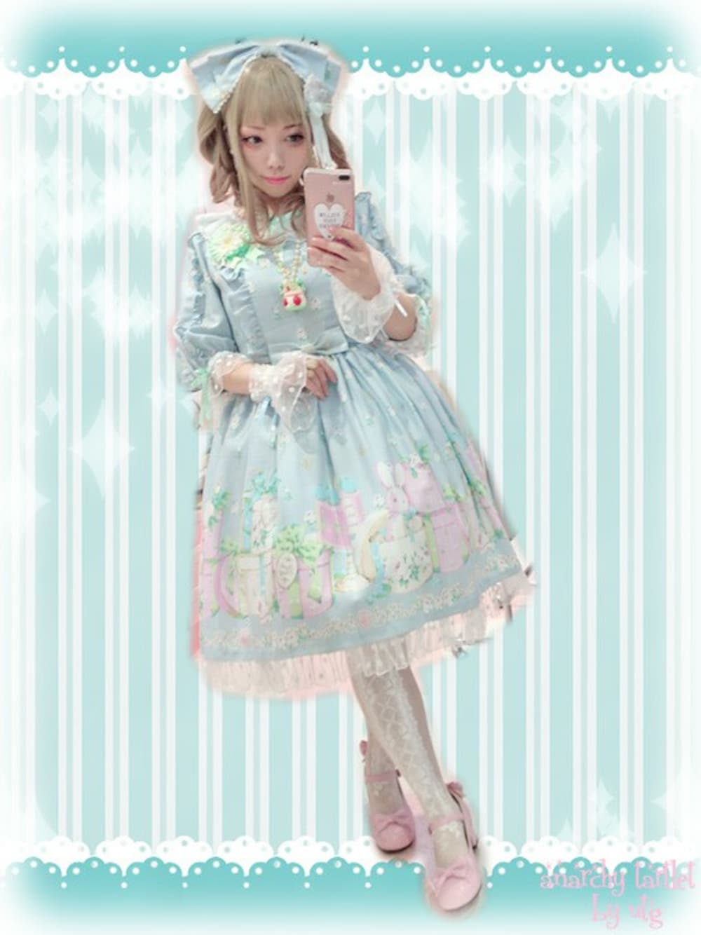 AngelicPretty UnBirthdayワンピース＆カチューシャ AngelicPretty UnBirthdayワンピース＆カチューシャ