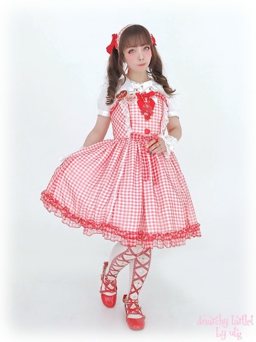 Angelic pretty DreamHeart jsk ワンピース 赤