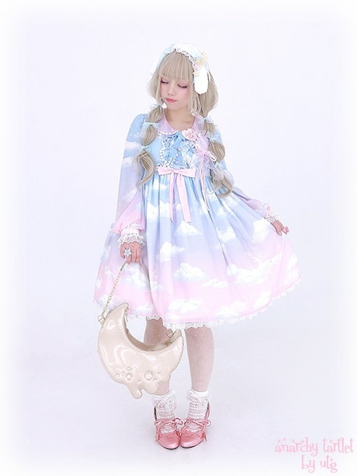Angelic Pretty ときめき　リボン　リング　サックス Angelic Pretty】ときめきリボンリング サックス