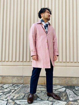 ピンクコート のメンズ人気ファッションコーディネート Wear