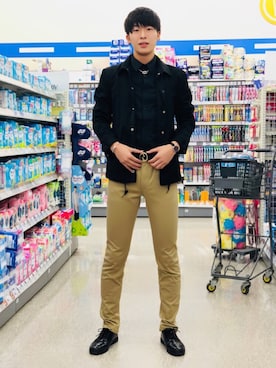 「Daniel Wellington（ダニエルウェリントン）の販売終了クラシックペティット アッシュフィールド32mm（アナログ腕時計）」を使った、Omi（おみ）さん（メンズ・173cm）の秋コーディネート