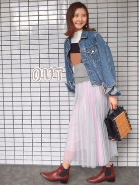 美優さん（レディース・165cm）の春コーディネート