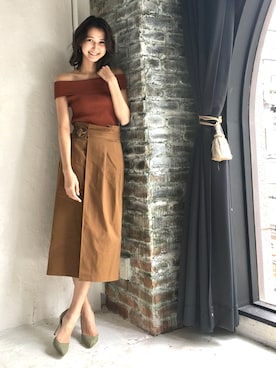 美優さん(レディース・165cm)の夏コーディネート