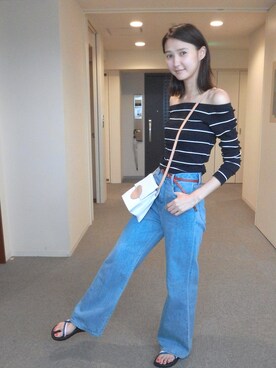 「THE DAYZ TOKYO（ザデイズトーキョー）のアイテム（ベルト）」を使った、美優さん（レディース・165cm）の秋コーディネート