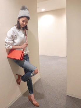 美優さん（レディース・165cm）の秋コーディネート