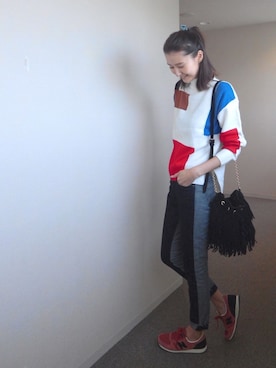 美優さん(レディース・165cm)の秋コーディネート