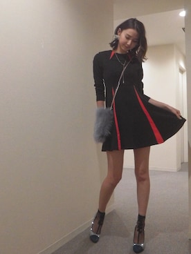 「アイテム（ピアス（両耳用））」を使った、美優さん（レディース・165cm・30代）の冬コーディネート