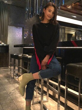 美優さん（レディース・165cm）の冬コーディネート