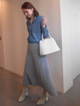 美優さん（レディース・165cm）の冬コーディネート