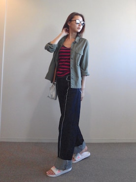 美優さん(レディース・168cm)の春コーディネート
