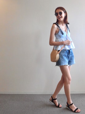 美優さん(レディース・168cm)の夏コーディネート