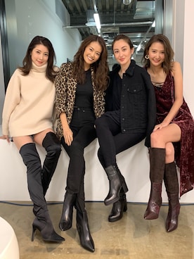 「GEOX（ジェオックス）のアイテム」を使った、美優さん（レディース・168cm）の秋コーディネート