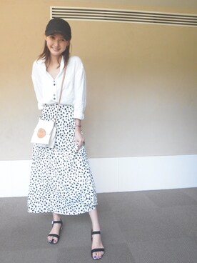 美優さん（レディース・168cm）の夏コーディネート
