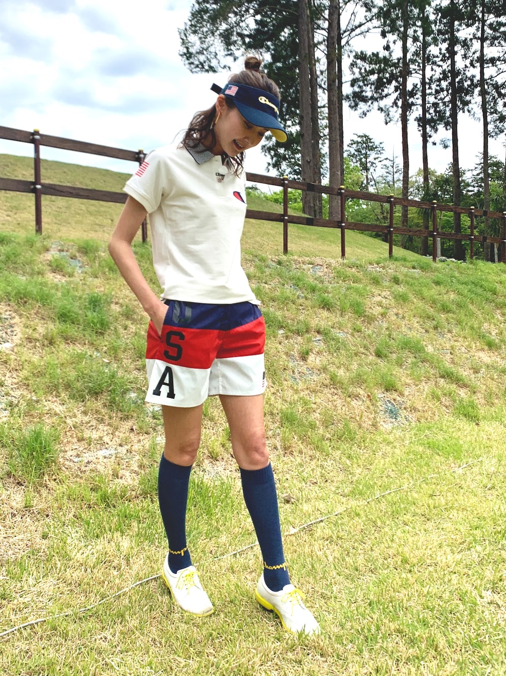 Champion - 同封　チャンピオン レディース ゴルフ ボアベスト 保温 秋冬 アイボリー L 同封 チャンピオン レディース ゴルフ ボアベスト 保温 秋冬