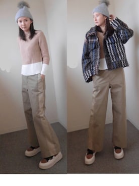 美優さん(レディース・168cm)の冬コーディネート