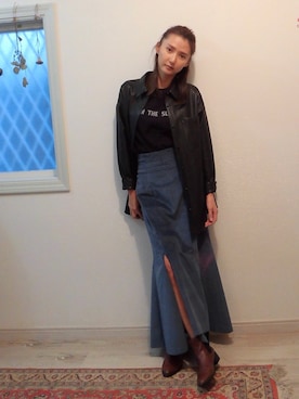 美優さん（レディース・168cm）の秋コーディネート