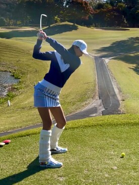 レッグウォーマーを使った「ゴルフ」の人気ファッションコーディネート