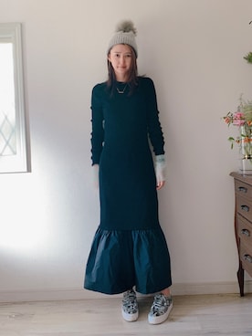 美優さん(レディース・168cm)の冬コーディネート