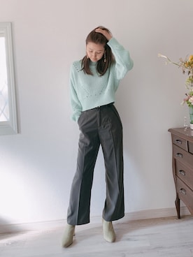 美優さん（レディース・168cm）の冬コーディネート