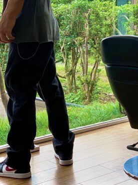 「HANES（ヘインズ）のアイテム（パンツ）」を使った、Yuuichi Okazakiさん（メンズ・178cm）の夏コーディネート