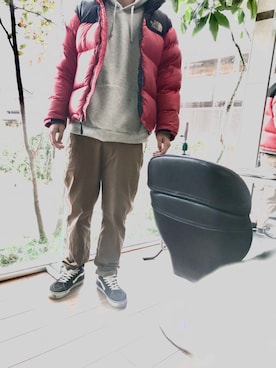 「ワコマリア」｜「アイテム（ダウンジャケット/コート）」を使った、Yuuichi Okazakiさん（メンズ・178cm）の秋コーディネート