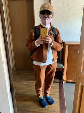 「J!NS（ジンズ）のアイテム」を使った、kanさん（レディース・155cm）の春コーディネート