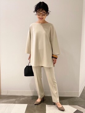 「ワントーンコーディネート」｜minakawaさん（レディース・155cm）の秋コーディネート