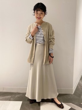 「ワントーンコーディネート」｜minakawaさん（レディース・155cm）の秋コーディネート