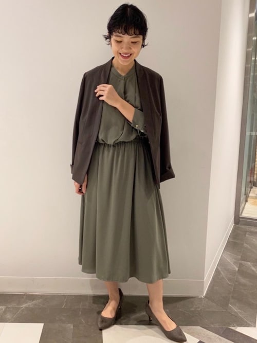 green Label Relaxig カチリラノーカラーセットアップ green label relaxing（グリーンレーベルリラクシング）の