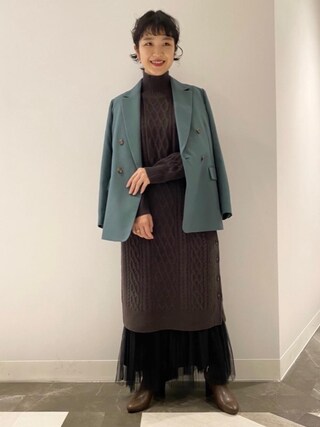 【green label relaxing】ダブルブレストジャケット green label relaxing（グリーンレーベルリラクシング）の「［size