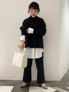 「ワントーンコーディネート」｜minakawaさん（レディース・155cm）の秋コーディネート