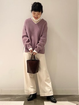 minakawaさん（レディース・155cm）の冬コーディネート