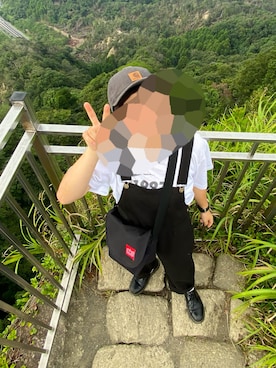 「Carhartt（カーハート）のカーハート ストラップバックキャップ ODESSA  CHARHARTT（キャップ）」を使った、ナツオさん（レディース・158cm）の秋コーディネート