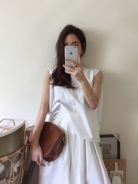 「STAUD（スタウド）のアイテム」を使った、itteahさん（レディース・160cm）の夏コーディネート