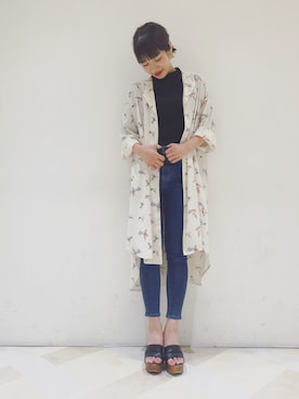 「アイテム（ピアス（両耳用））」を使った、mystic_nakataさん（レディース・163cm・20代）の秋コーディネート