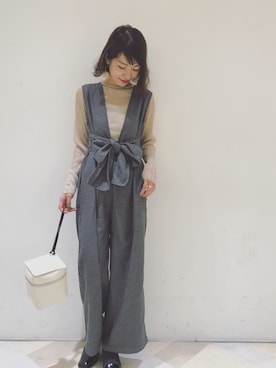 「アイテム（ピアス（両耳用））」を使った、mystic_nakataさん（レディース・163cm・20代）の秋コーディネート