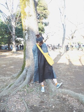 「THREAD-LINE（スレッドライン）のアイテム」を使った、kakazurisaさん（レディース・164cm）の春コーディネート