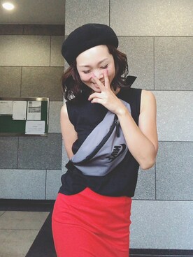 「NIKE(ナイキ)のアイテム(ショルダーバッグ)」を使った、cbさん(レディース・160cm)の夏コーディネート