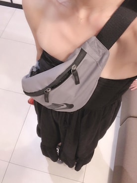 「NIKE(ナイキ)のアイテム(ショルダーバッグ)」を使った、cbさん(レディース・160cm)の夏コーディネート