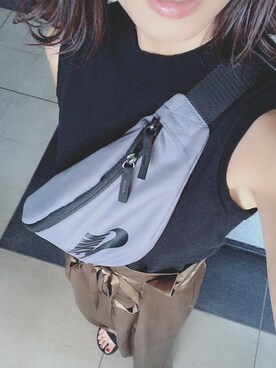 「NIKE(ナイキ)のアイテム(ショルダーバッグ)」を使った、cbさん(レディース・160cm)の夏コーディネート