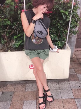 「NIKE(ナイキ)のアイテム(ショルダーバッグ)」を使った、cbさん(レディース・160cm)の秋コーディネート