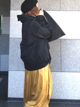 「LUCA/LADY LUCK LUCA（ルカ/レディラックルカ）のアイテム（ジャケット/アウター）」を使った、cbさん（レディース・160cm）の冬コーディネート