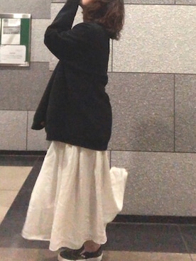 「LUCA/LADY LUCK LUCA（ルカ/レディラックルカ）のアイテム（スカート）」を使った、cbさん（レディース・160cm）の春コーディネート