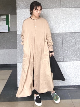 「SHIPS（シップス）のアイテム（ピアス（両耳用））」を使った、cbさん（レディース・160cm）の春コーディネート